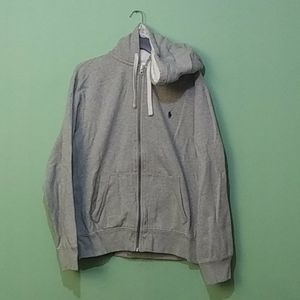 Grey Polo Ralph Lauren Hoodie X-Large